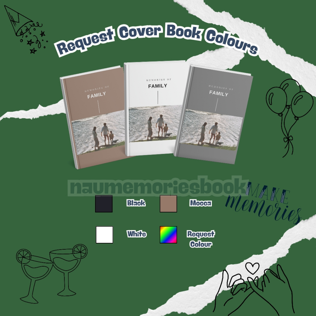 Memories Book Tema Family (Keluarga) Hampers Kado Custom | Gift Anniversary