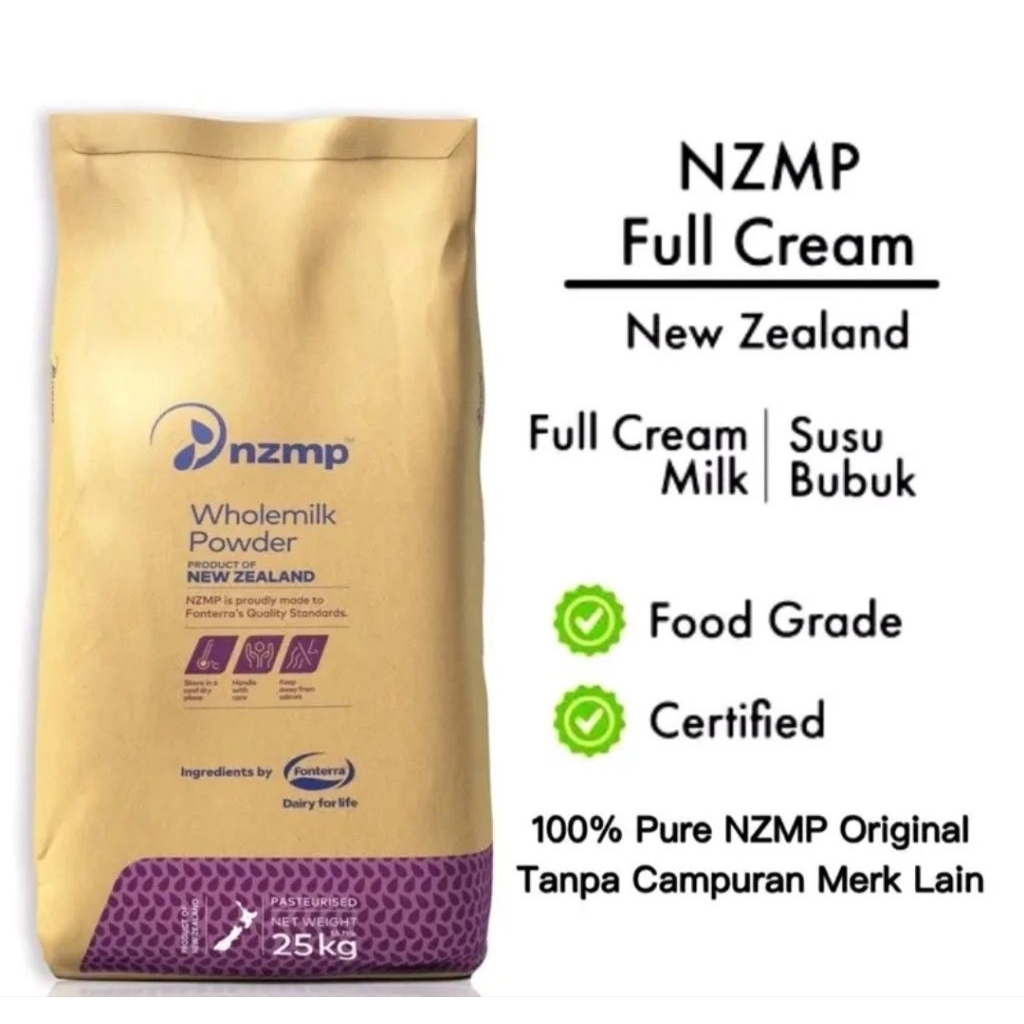 

NZMP SUSU BUBUK FULL CREAM ORI 25 KG/NEW ZEALAND MILK POWDER