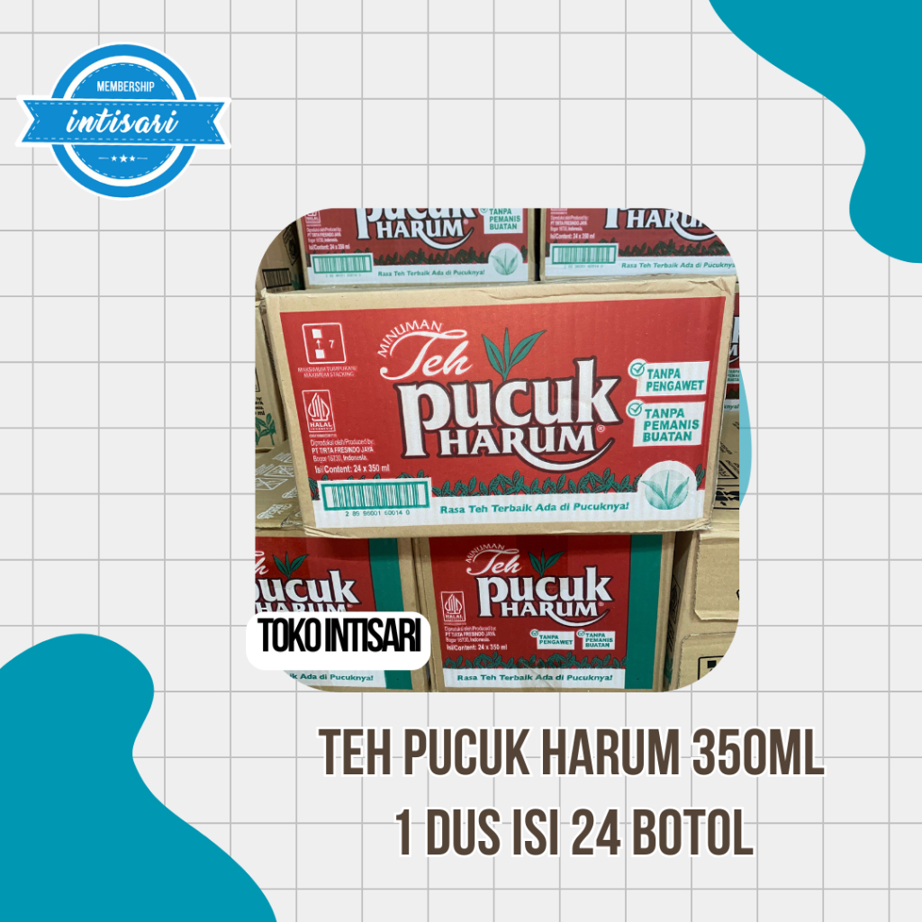 

Teh Pucuk Harum 350ml ISI 24 BOTOL (DUS)