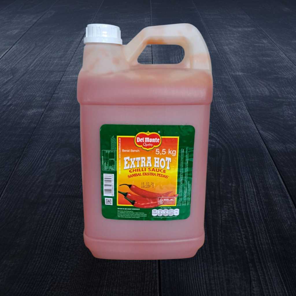 

Saus Delmonte Extra Hot Gallon 5,5kg