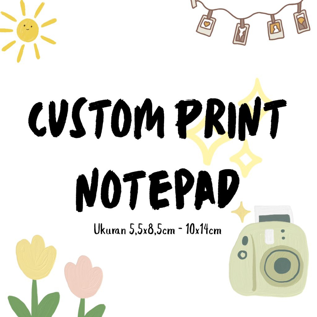 

Tha Studious | Custom notepad | note | custom | stationery | atk | sekolah