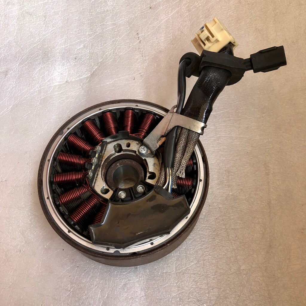 Magnet Spull ACG Starter Comp Yamaha Aerox 155 PNP Lexi 125 Original Copotan