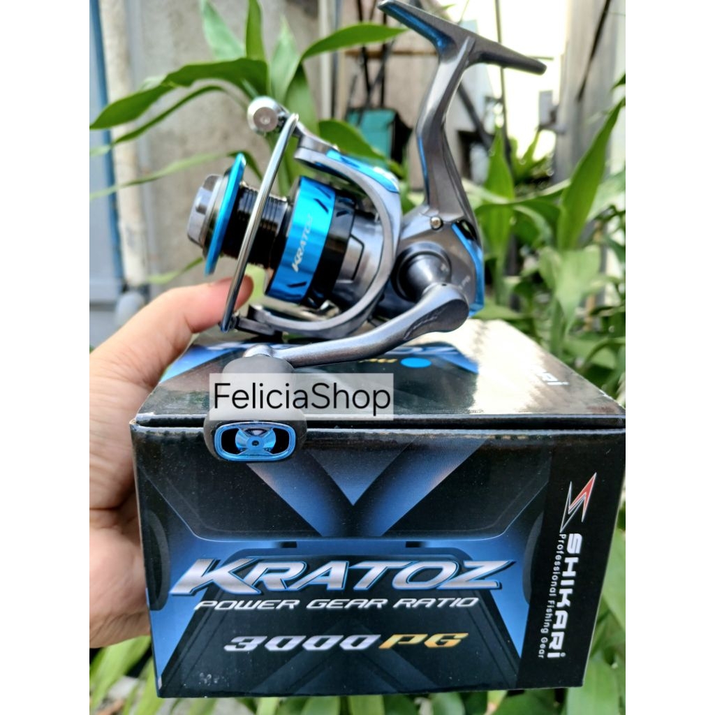 Reel Pancing Shikari Kratoz 1000 2000 3000 PG  fishing reel rel ril riil katrol kerekan pancing Terb