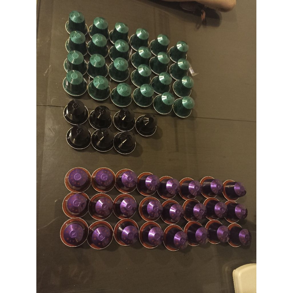 

63 Kapsul Nespresso Original – Apreggio, Ristretto, Lungo – Borongan