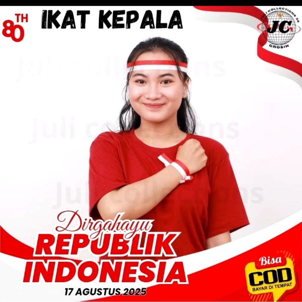 IKAT KEPALA MERAH PUTIH 17 AGUSTUS