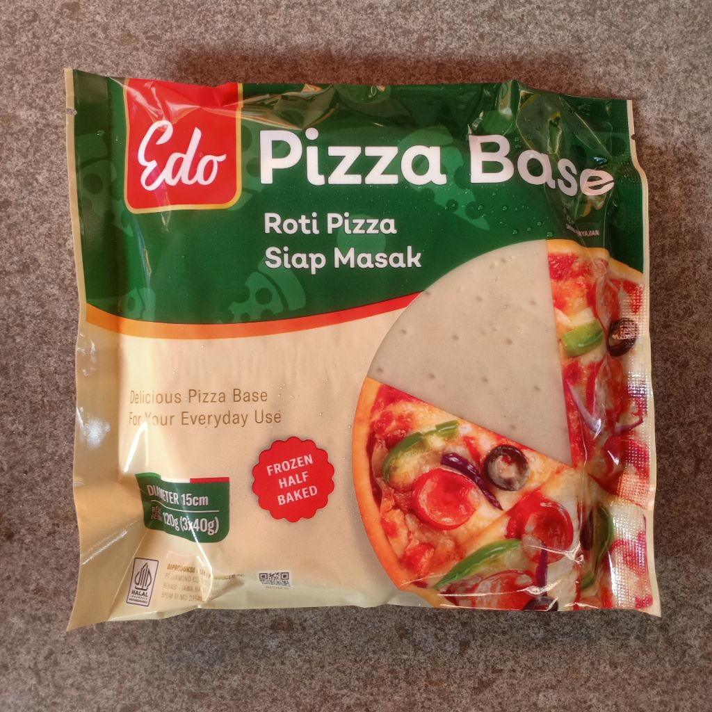 

Edo pizza base isi 3 pc 120 gram