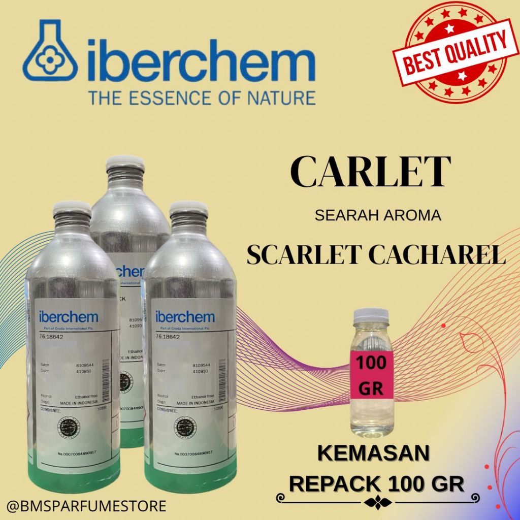 100 GR REPACH CARLET BY IBERCHEM SEARAH SCARLET CACHAREL BIBIT MURNI ORIGINAL PABRIK