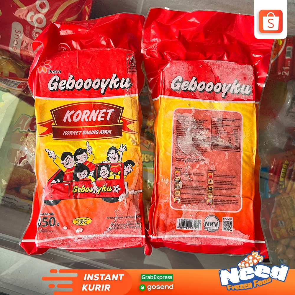 

GEBOOOYKU KORNET AYAM KOTAK 450GR | KORNET AYAM FROOZEN