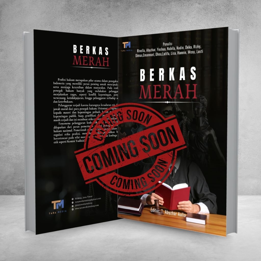 

SEGERA TERBIT - BERKAS MERAH