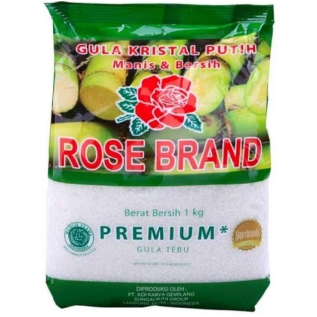 

Rose Brand Gula Pasir Tebu Premium 1000g