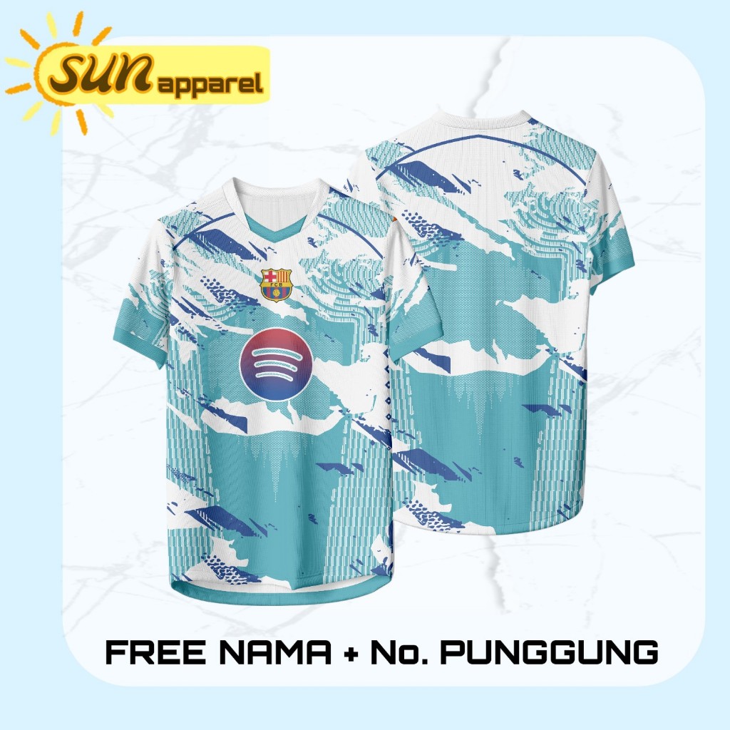 JERSEY BARCELONA BIRU TOSCA 2025 2026