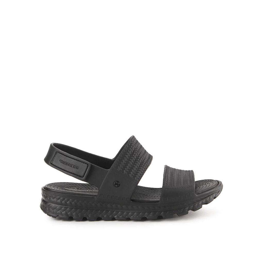 Skechers Arch Fit Footsteps Sepatu Sandal Wanita (Black)