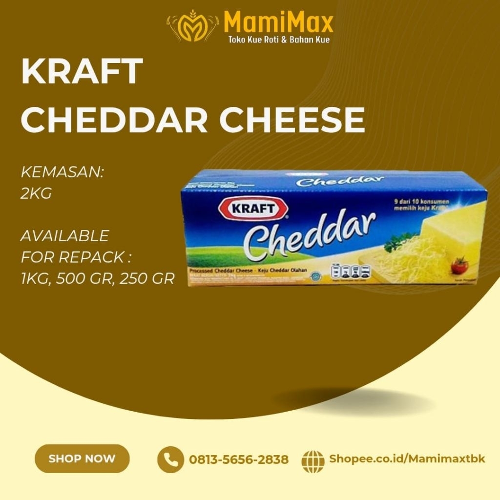 

CRAFT KEJU CHEDDAR CHEESE 2 KG
