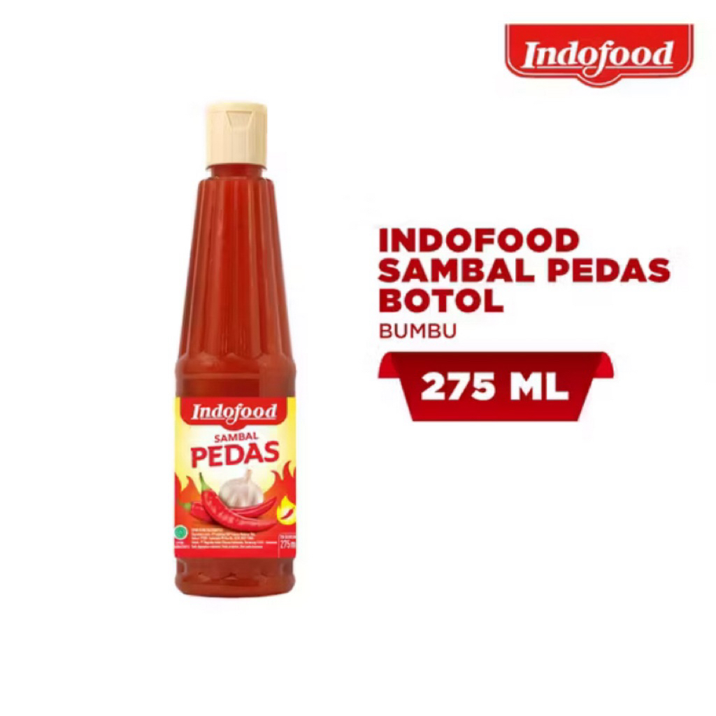 

Indofood Sambal Pedas Botol 275ml – Pedasnya Bikin Ketagihan!