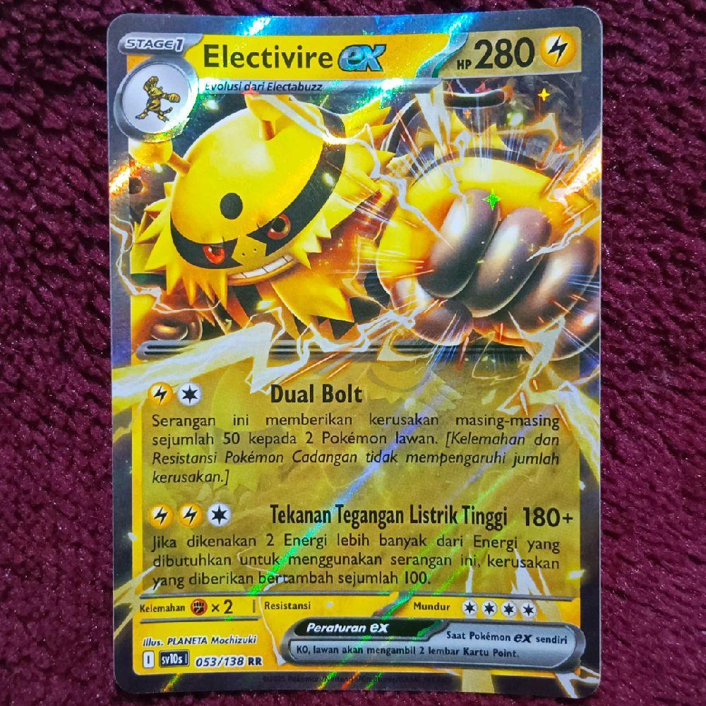 Electivire EX RR sv10s - Pokemon TCG Indonesia foil holo
