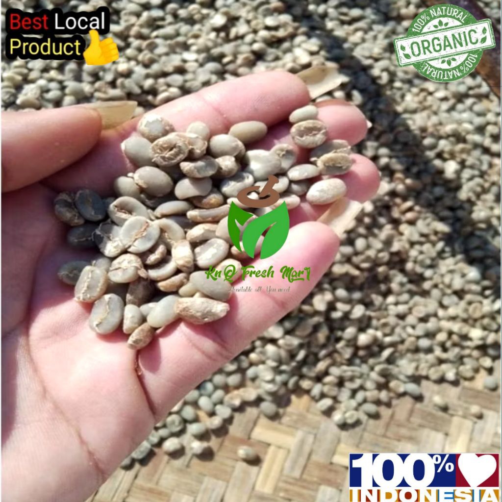 

Greenbean robusta 1kg biji kopi robusta kering kopi mentah origin west java