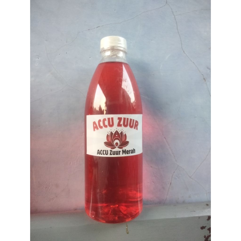 AIR ACCU ZUUR AIR AKI ZUUR MERAH CAIRAN AKI LEMAH 600ML