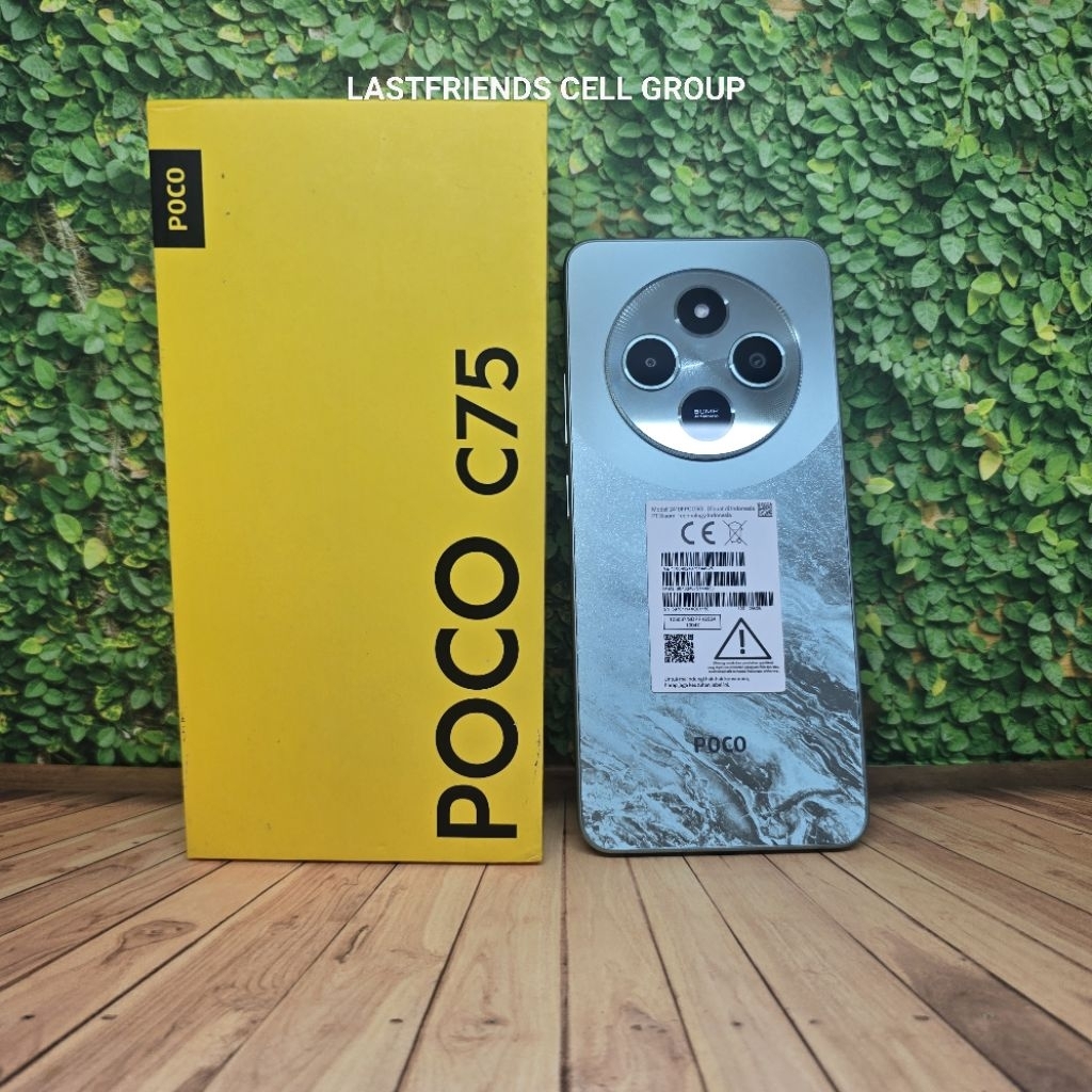 POCO C75 8/256 Second  HP Bekas Mulus  Layar Besar  Garansi Toko