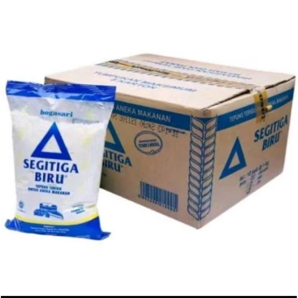 

Terigu Segitiga Biru 1kg [1 Dus/12 Pcs]