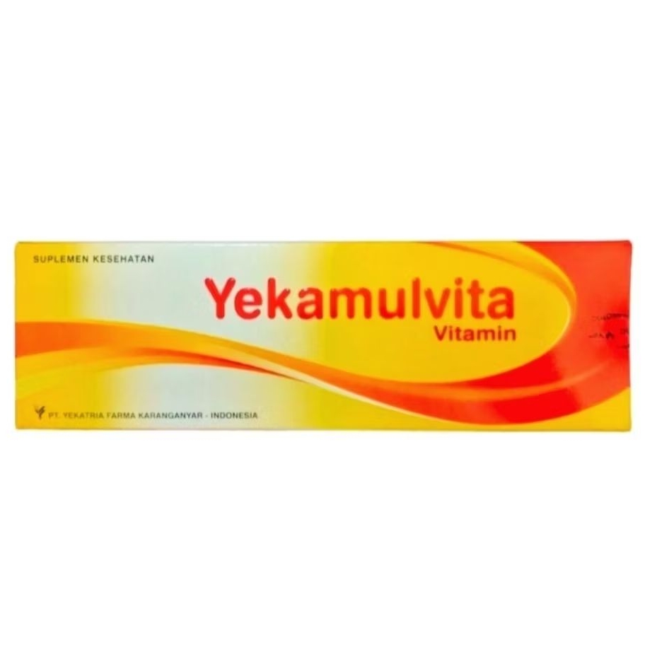 YEKAMULVITA Vitamin (75 Dus /Karton) - Suplementasi vitamin A, vitamin B kompleks dan vitamin D3