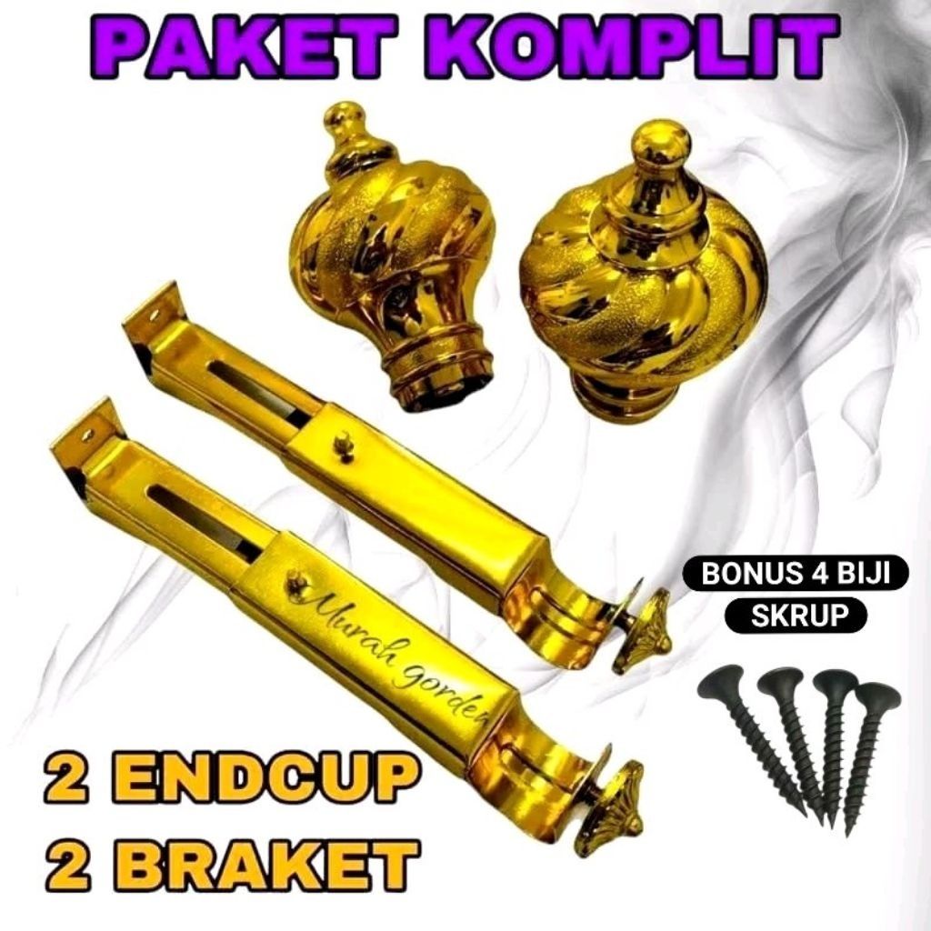 Paket Komplit Alat Besi Gorden-Tutup Besi Gorden-Braket Gorden