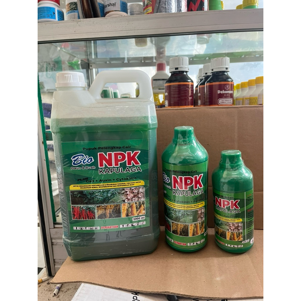 KAPULAGA NPK PUPUK DAUN 500ml 1liter 5liter originalo