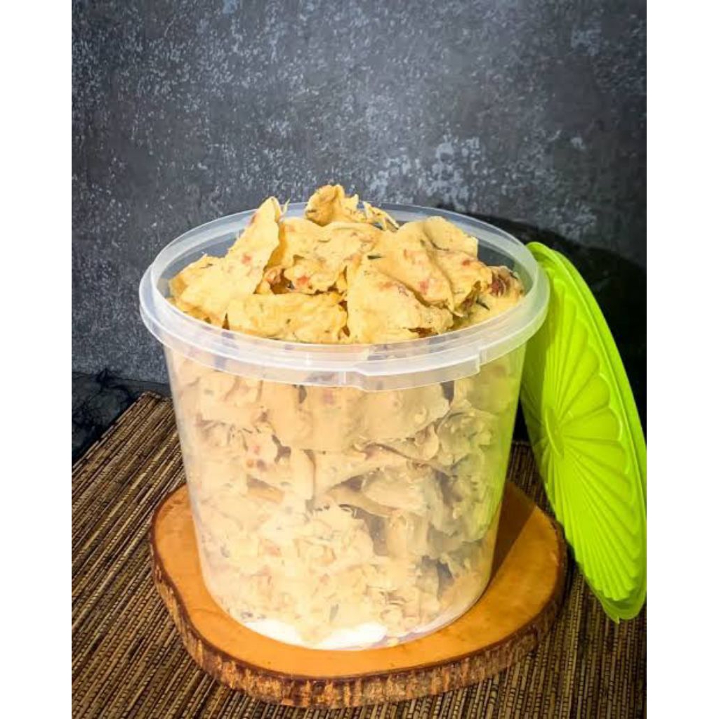 

Peyek Kacang Teri Udang Reborn Toples 5 L Rempeyek