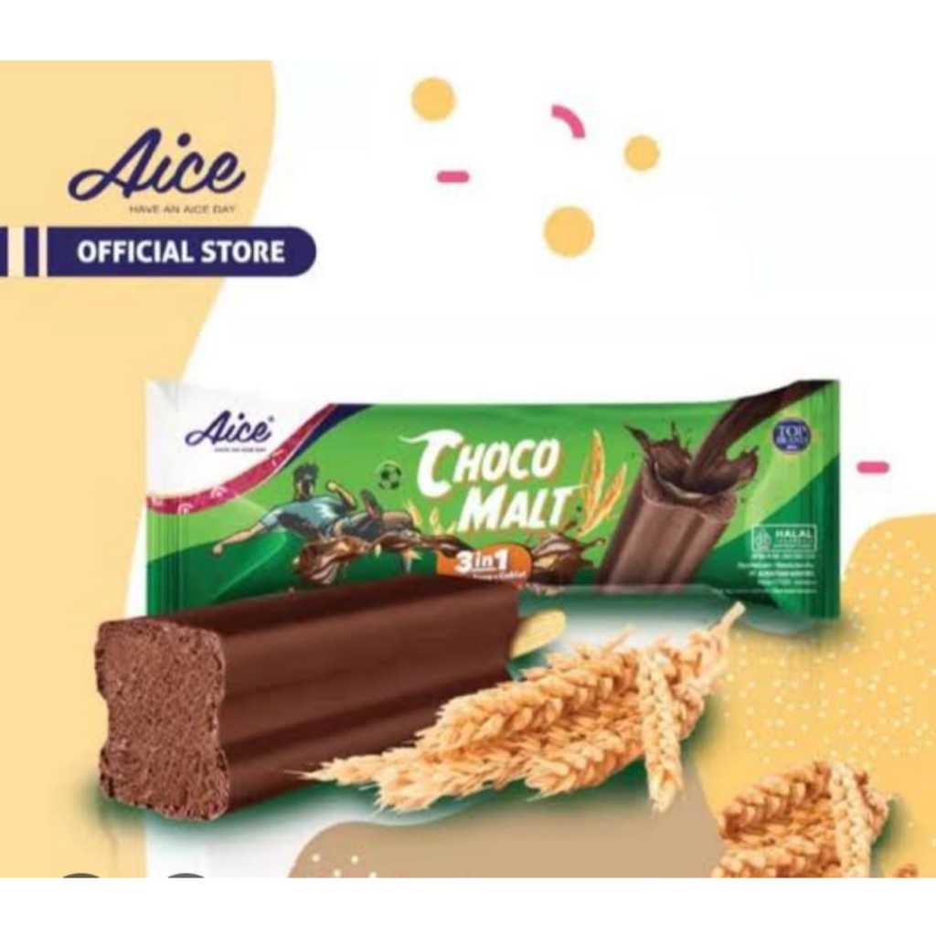 

Ice Cream AICE Choco Malt 49 ML (isi 50 pcs)