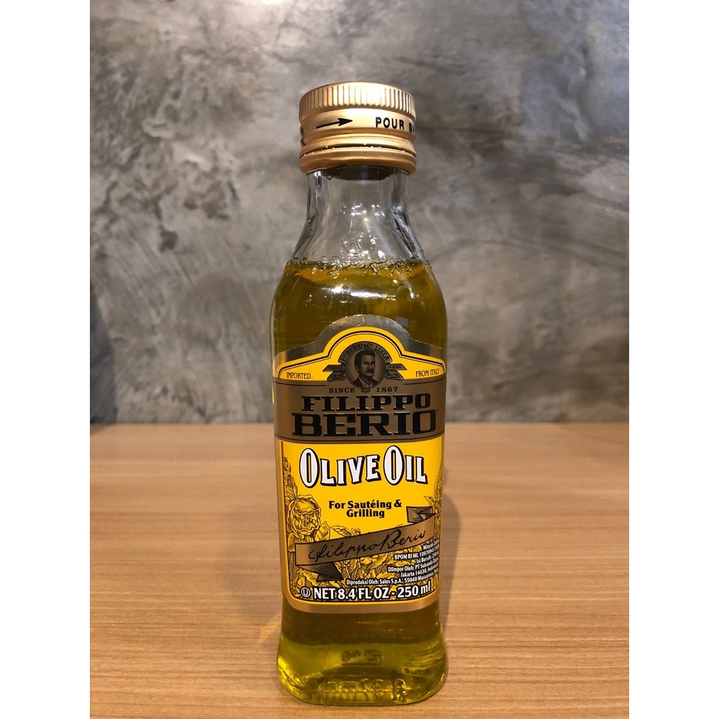 

[oddsolshop] pekanbaru/Filippo Berio Olive Oil 250ML Minyak Zaitun Untuk Sauteing Grilling BBQ
