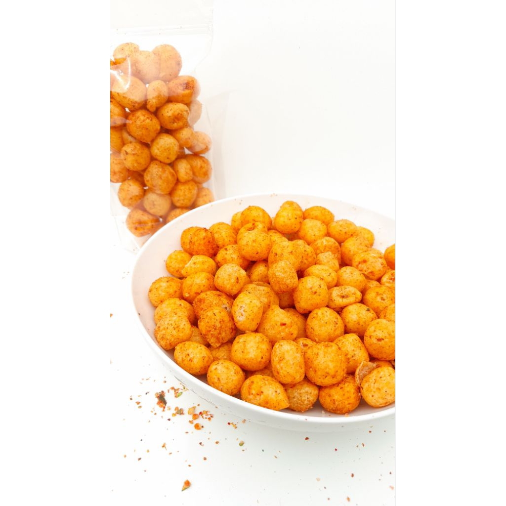 

Cimol Pedas Daun Jeruk Kemasan 500gr atau 1/2kg