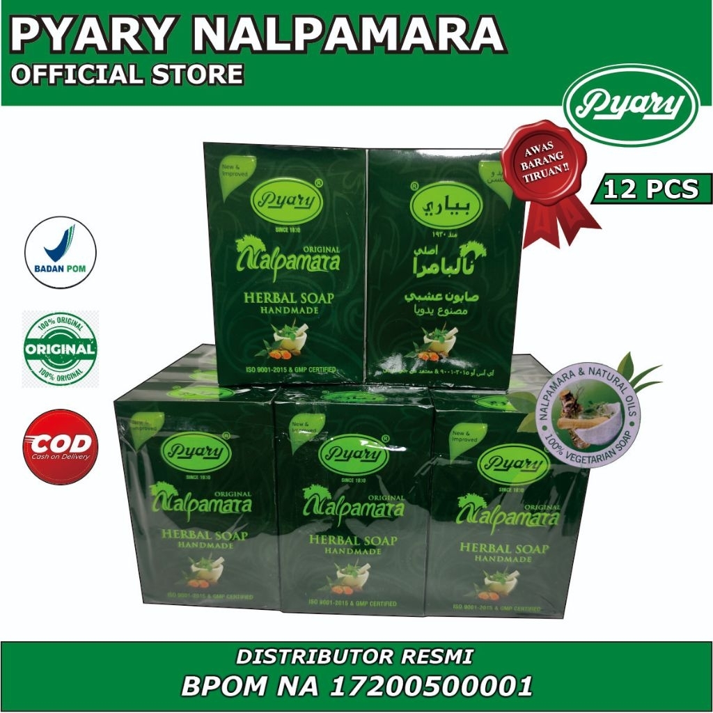 12pc Sabun Arab PYARY Nalpamara Original BPOM PT Sanobar Gunajaya