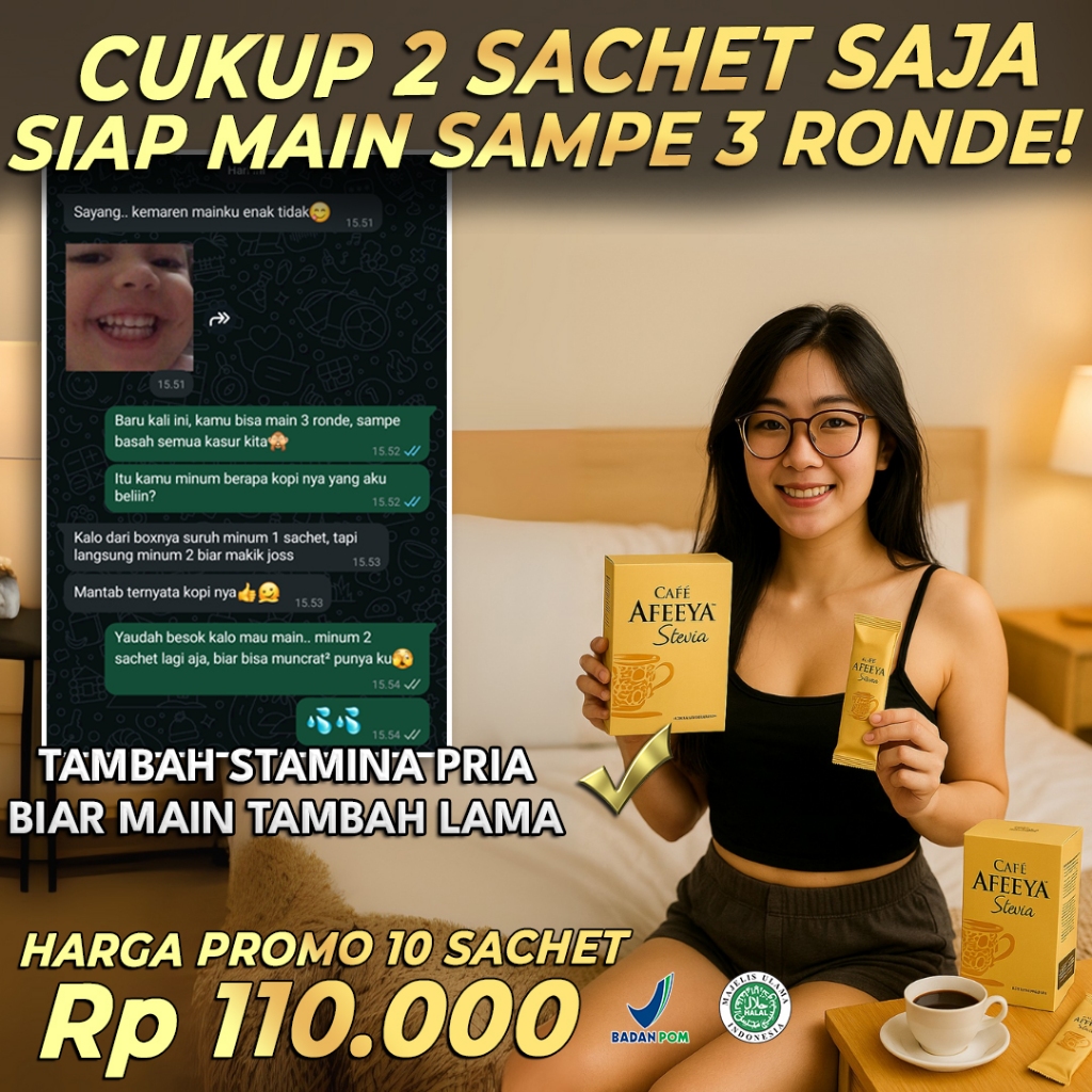 

Kopi Afeeya Pria 100% BPOM Resmi Indonesia