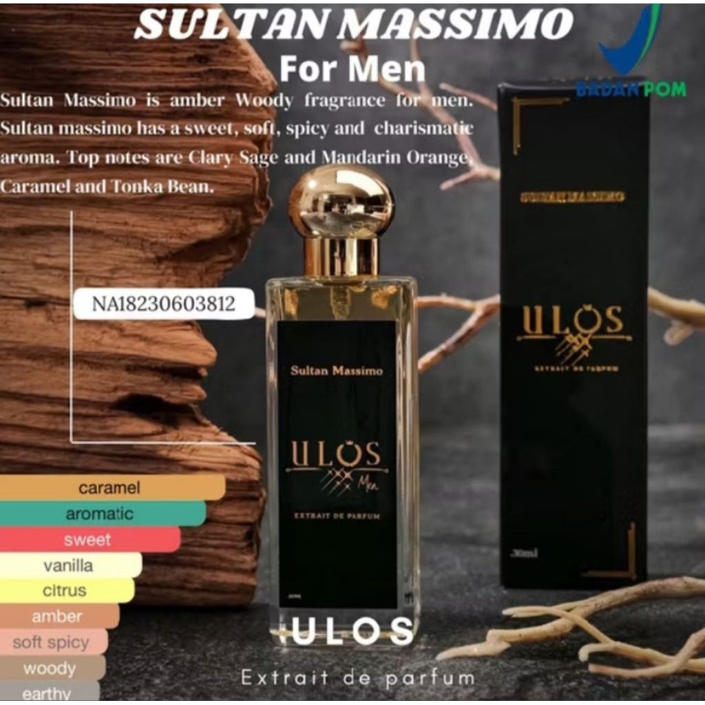 ULOS PARFUM MASSIMO FOR MEN PARFUM PRIA
