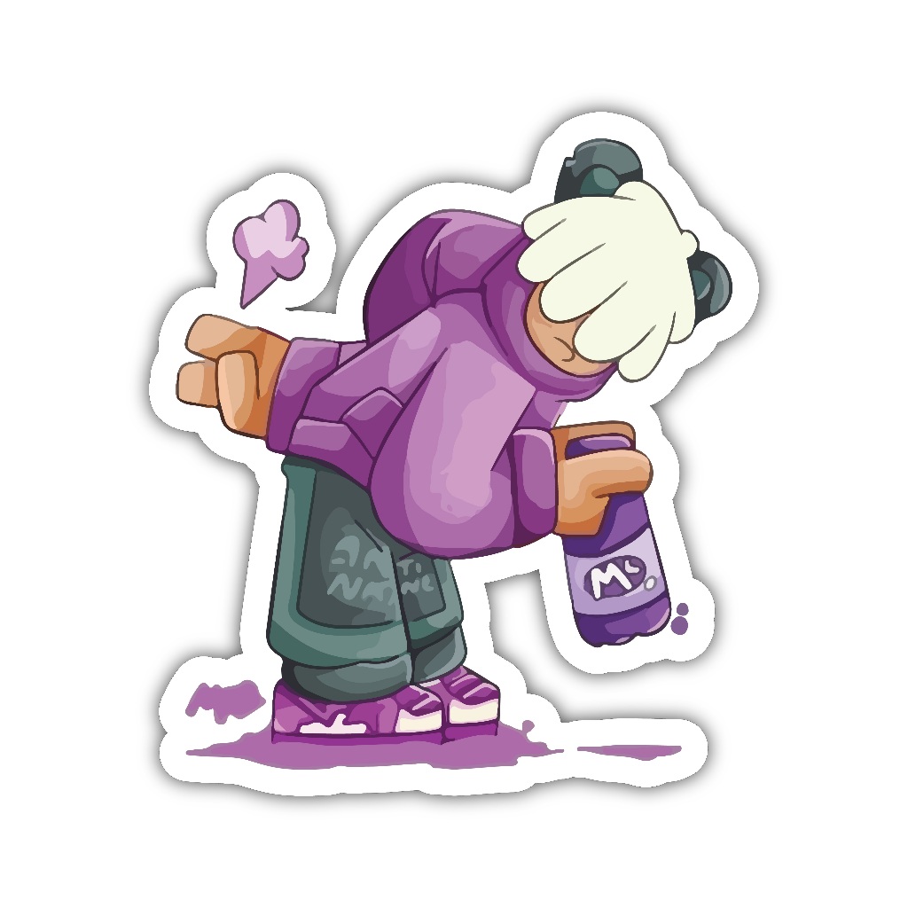 

ZV039 sticker karakter kartun anime aesthetic, stiker vinyl satuan