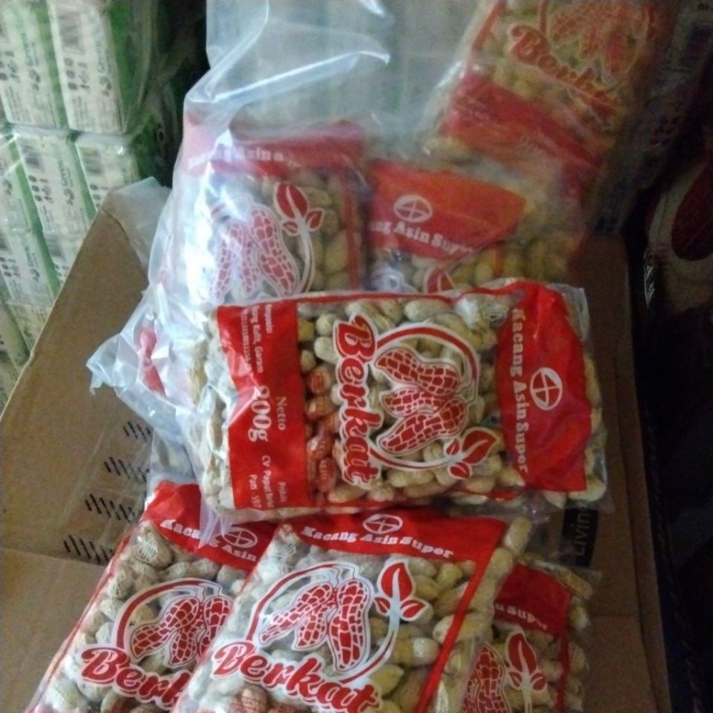 

KACANG OVEN ASIN BERKAT SUPER PREMIUM/KACANG GORENG PASIR (200 GRAM) ENAK, GURIH, MANIS