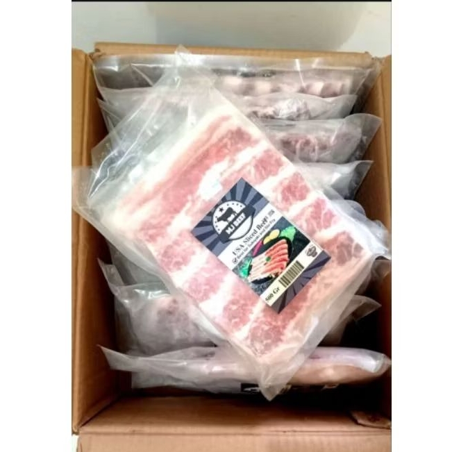 

BEEF SLICE PREMIUM SHORTPLATE US PREMIUM 500Gram