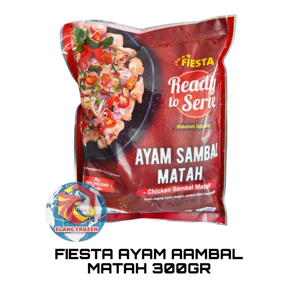 

Fiesta Ready to Serve Chicken Sambal Matah | Ayam Sambal Matah 300gr