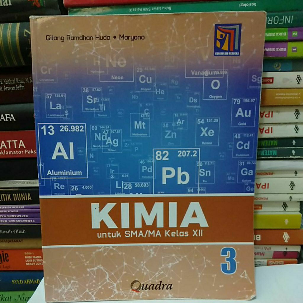 Buku Kimia SMA/MA Kelas 12 Kurikulum Merdeka Quadra