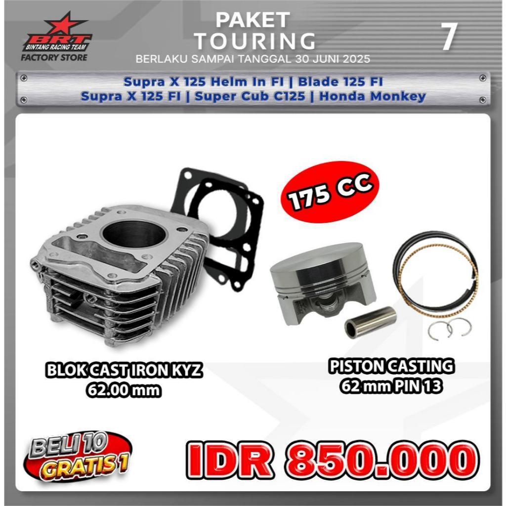 Brt Paket Touring 07 Supra X 125 Helm In FI / Blade 125 Fi / Supra X 125 Fi / Super Cub C125 / Honda