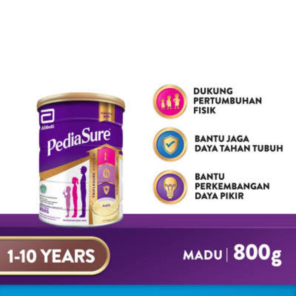 

PediaSure Triplesure Susu Pertumbuhan Anak Madu 800 g