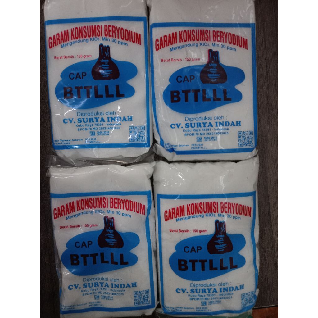 

Garam bttlll berat 150gram