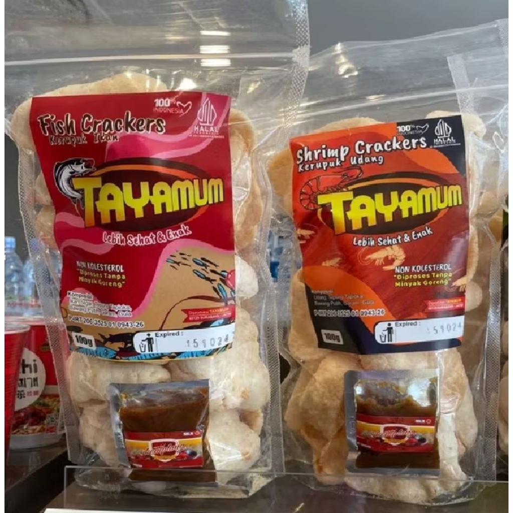 

kerupuk tayamum lebih sehat dan enak