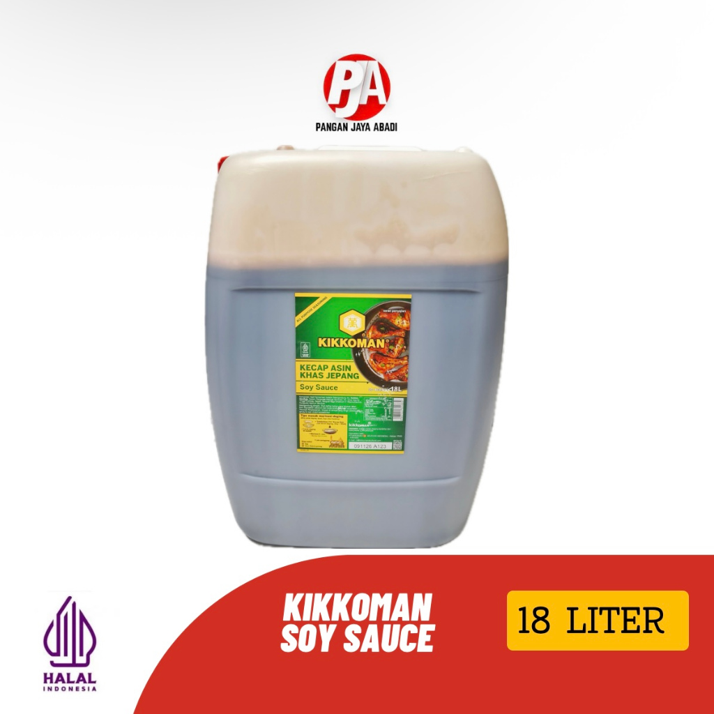 

INSTANT Kikkoman Soy Sauce Halal 18 Liter Kecap Asin Jepang