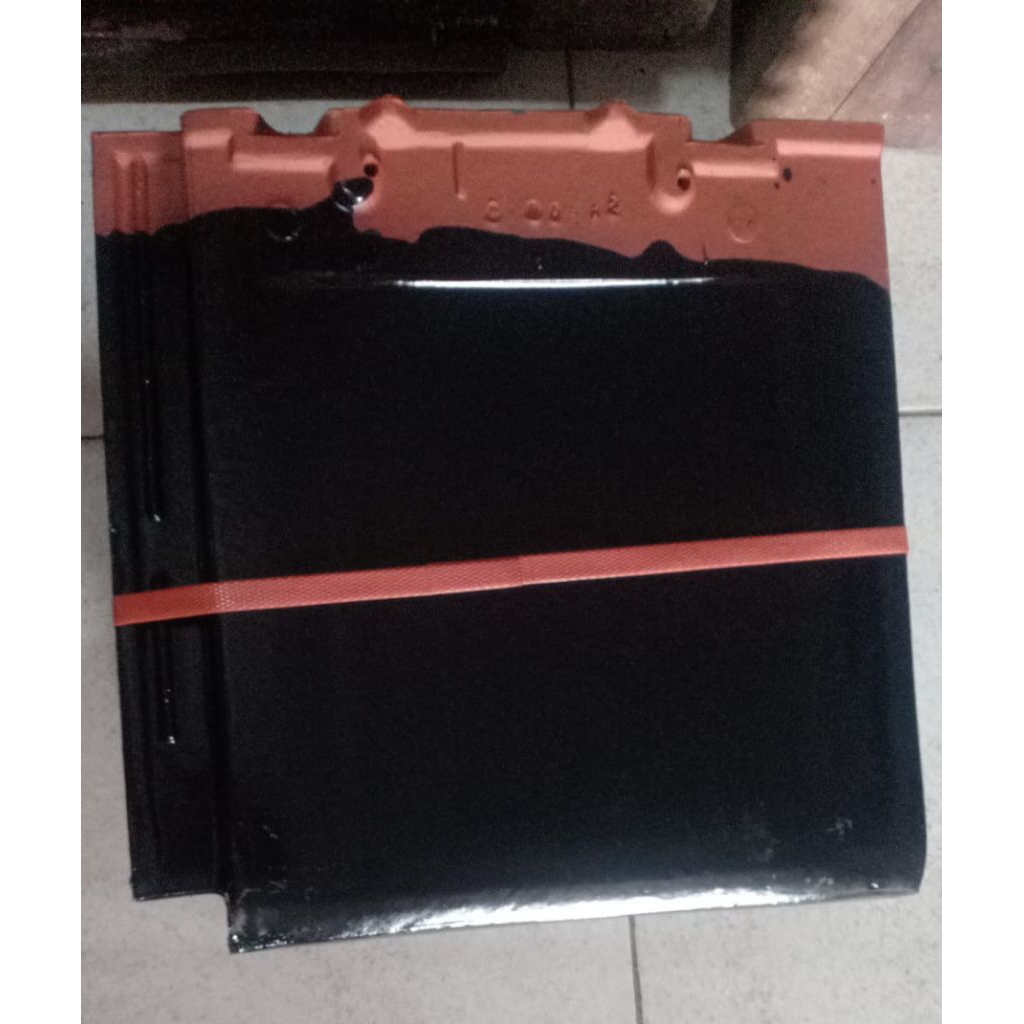 GENTENG KERAMIK KANMURI FULL FLAT  SILK BLAC