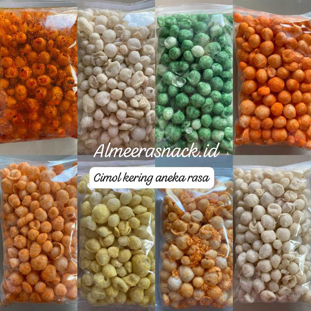 

cimol kering crispy aneka rasa ready varian rasa keju balado/jagung manis/jagung bakar/rumput laut/barbaque/sapi panggang/pedas daun jeruk/original daun jeruk