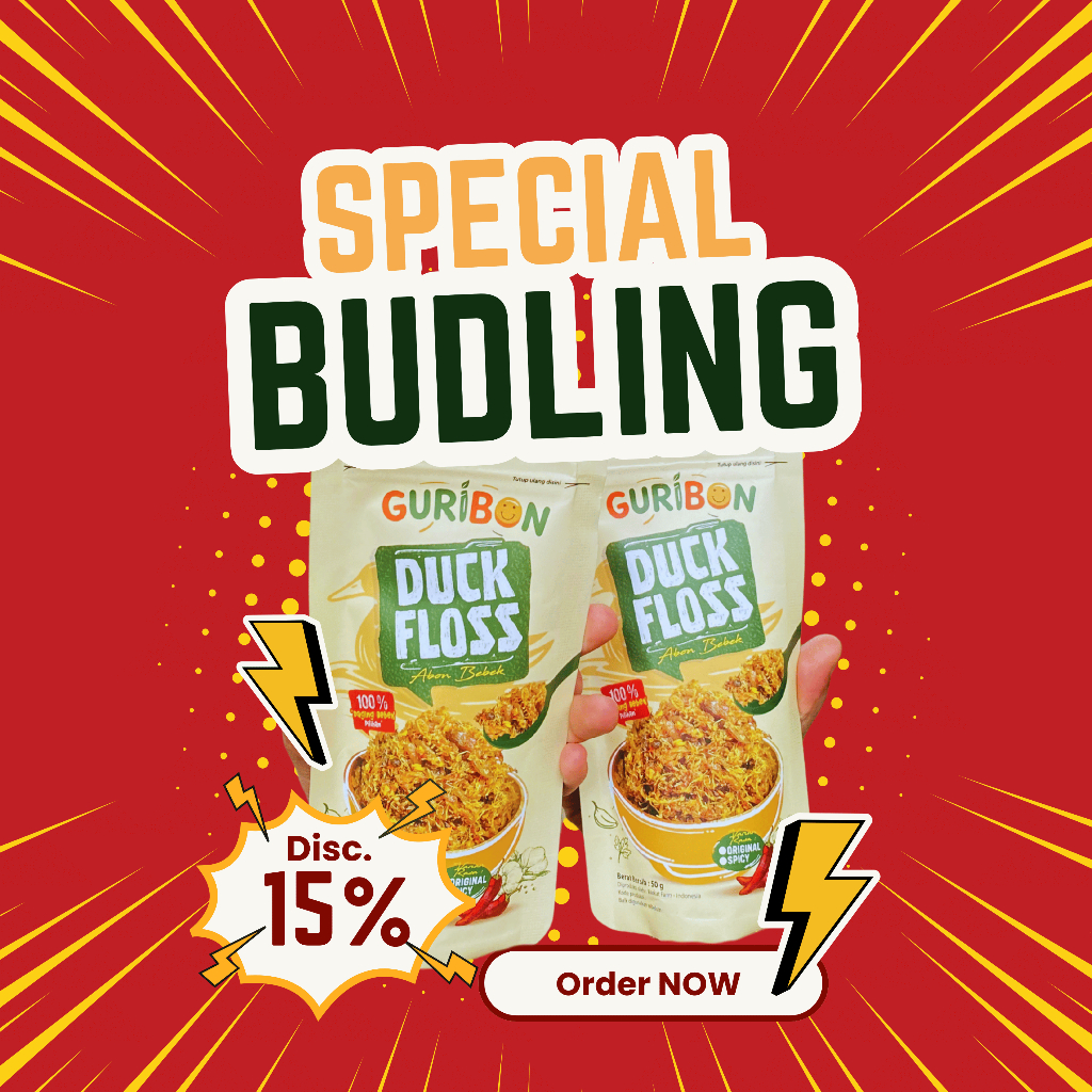 

Paket Bundling 2 pcs Abon Bebek 50 Gram | Kids Friendly Food
