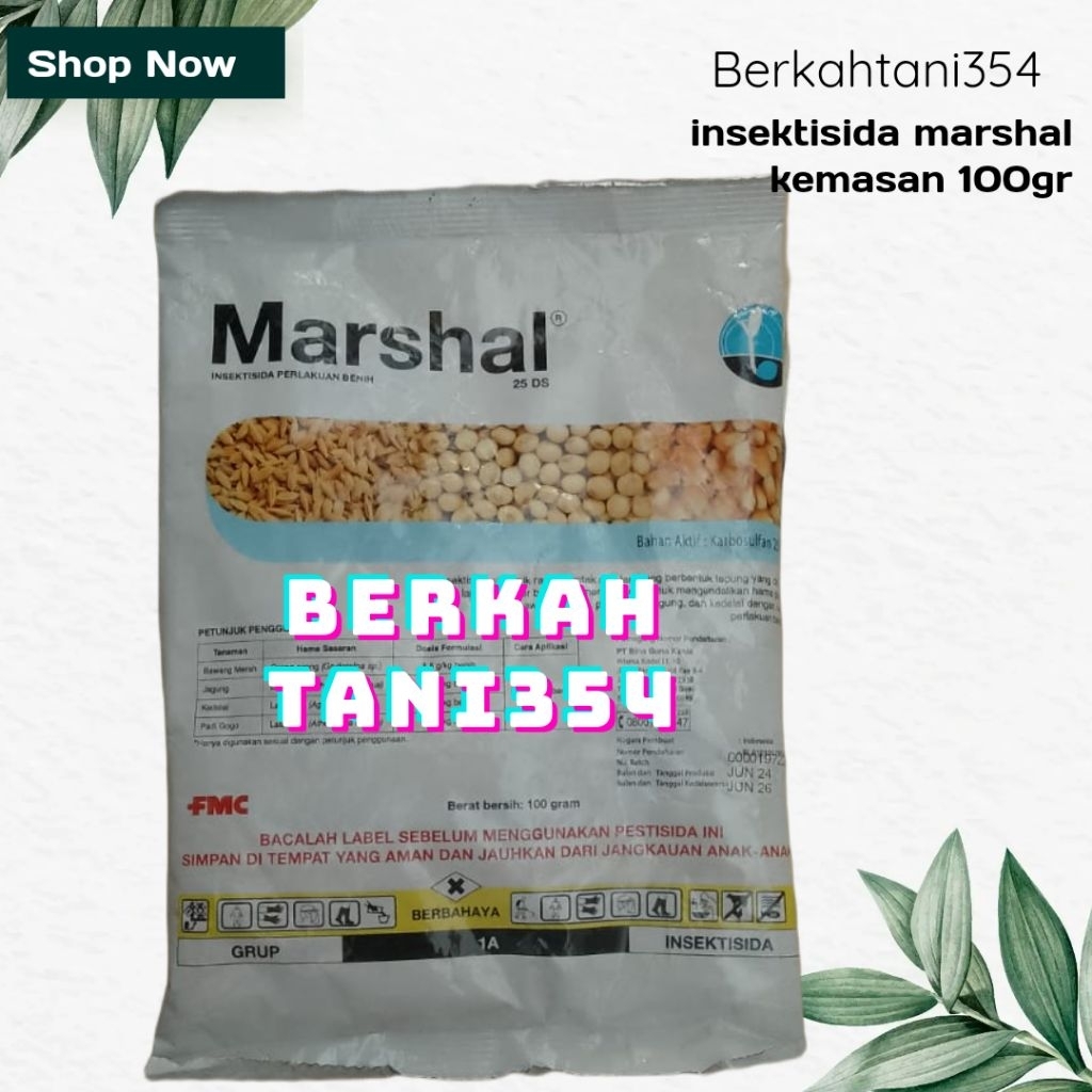 Insektisida marshal 25ds 100gr marsal ds 100gr perlakuan benih marsal marshal 100gr