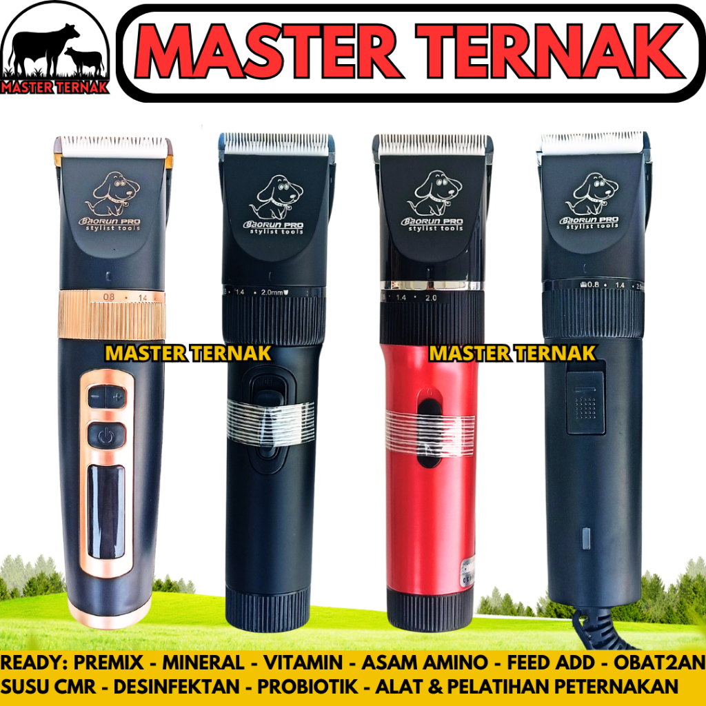 BAORUN S1 P6 P7 P9 - Alat Cukur Hewan Elektrik untuk Bulu Domba Mesin Cukuran Domba Anjing Kucing Ka