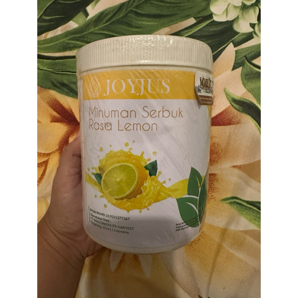 

joyjus minuman serbuk rasa lemon 500gram