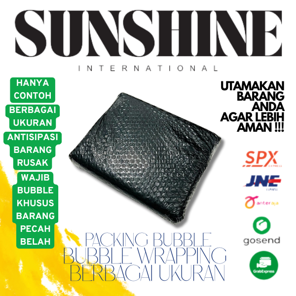 

PACKING BUBBLE WRAPPING BERBAGAI UKURAN UNTUK TAMBAHAN